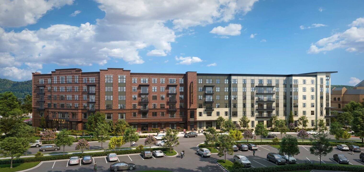 exterior view apartments huntsville alabama bartley lofts